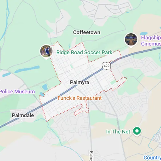 palmyra-pa-service-areas